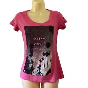 GLMR KLLS Pink Tee Shirt Juniors Size Medium